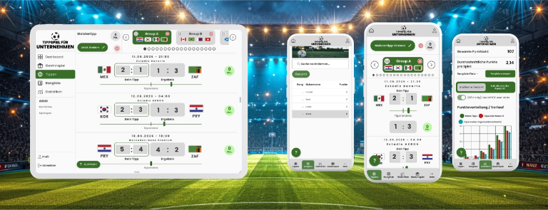 Firmentippspiel - Ansichten