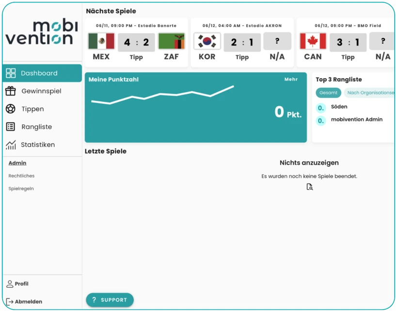 wm 2026 Tippspiel für Unternehmen teambuilding mitarbeiter motivation