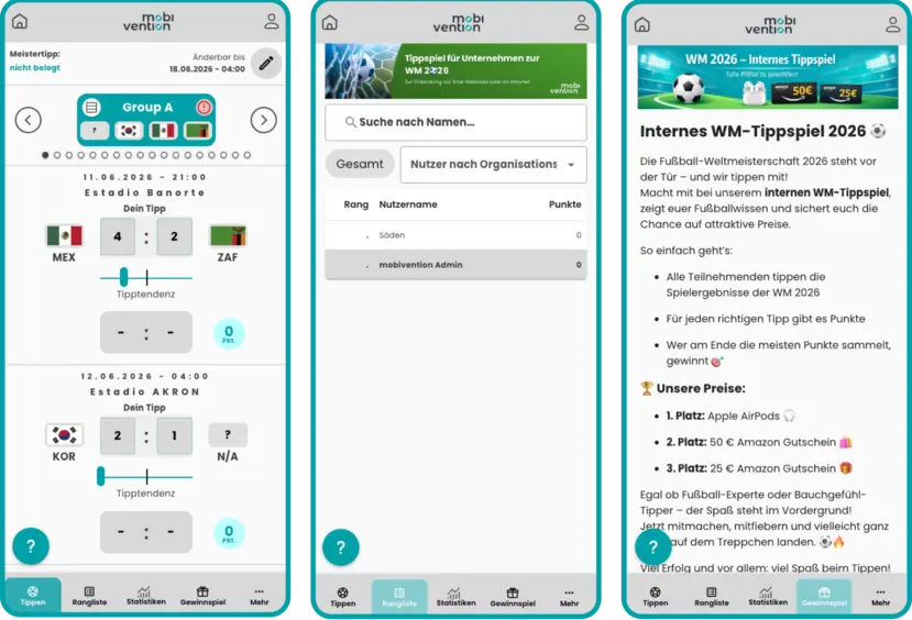fußball WM Tippspiel 2026 für Unternehmen leadgenerierung kundenbindung