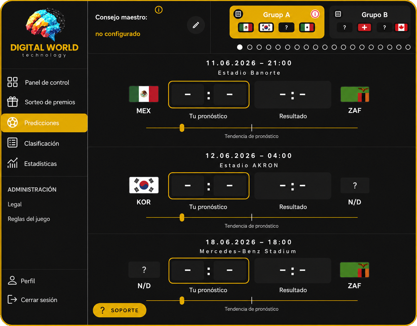 fußball Tippspiel für Unternehmen tippen in der App zur WM 2026