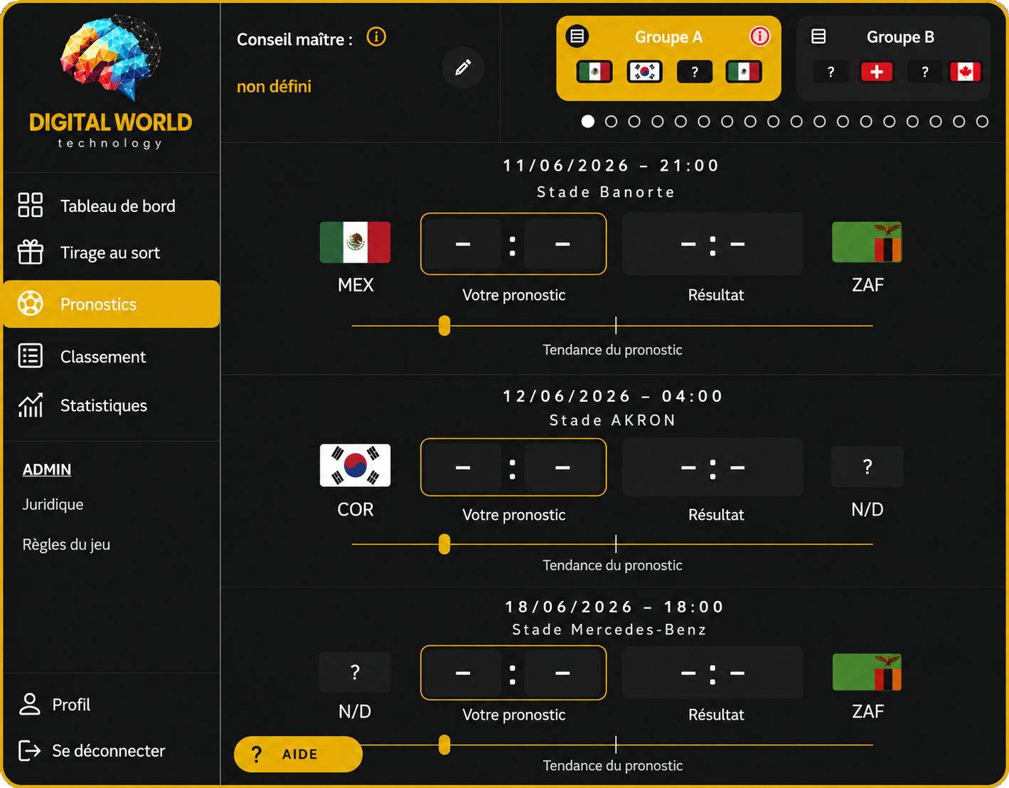 fußball Tippspiel für Unternehmen tippen in der App zur WM 2026