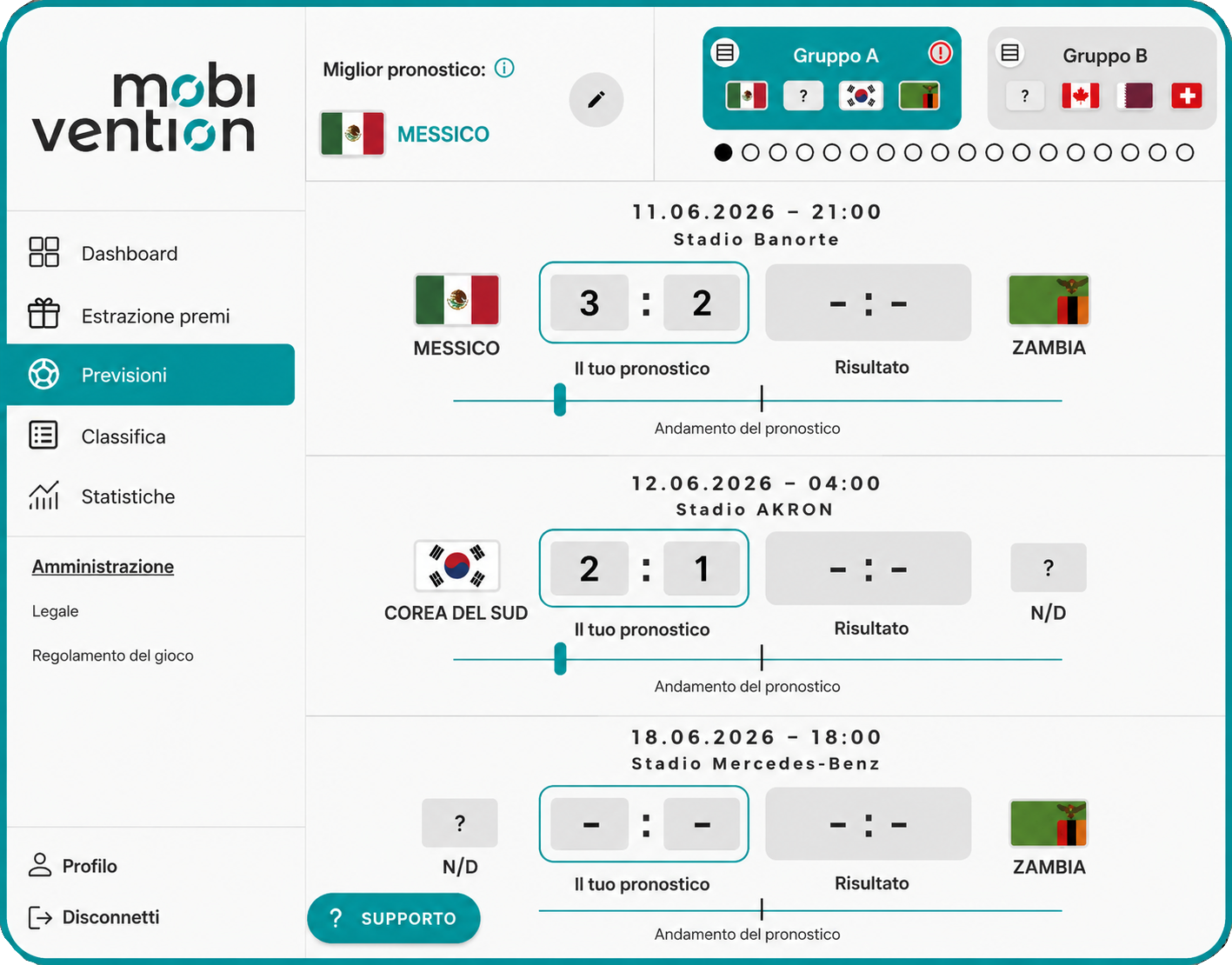 fußball Tippspiel für Unternehmen tippen in der App zur WM 2026