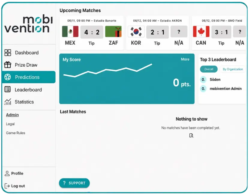 wm 2026 Tippspiel für Unternehmen teambuilding mitarbeiter motivation